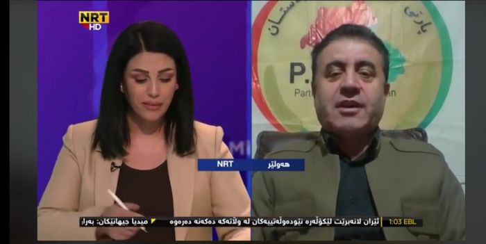 بەشداری سەرۆکی پارتی سەربەستیی کوردستان لە بەرنامەی 90 خولەکی NRT لە سەر دەست بەکاربو